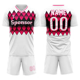 Custom Diamond Gradient Team Soccer Jersey Uniform Set